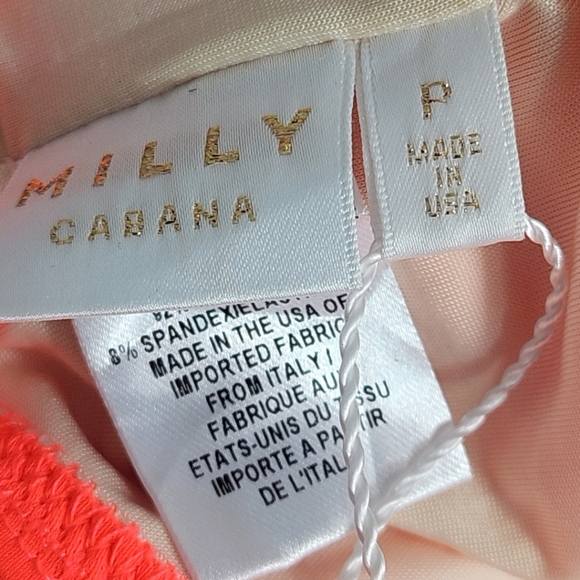 NWT Milly Cabana Off-Shoulder Ruffle Bikini Top Luxe & Flirty! Size small - Picture 12 of 13